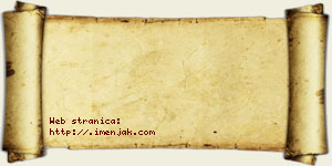 Jovanka Beljić vizit kartica